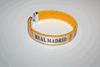 REAL MADRID FOOTBALL CLUB FC SOCCER YELLOW C BRACELET WRISTBAND .. NEW