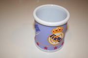 REAL MADRID FOOTBALL CLUB SOCCER PLASTIC MUG CUP .. NEW