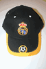 REAL MADRID FOOTBALL SOCCER CLUB BLACK HAT CAP .. NEW