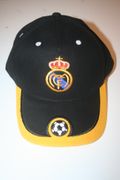 REAL MADRID FOOTBALL SOCCER CLUB BLACK HAT CAP .. NEW