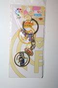 REAL MADRID FOOTBALL SOCCER CLUB LOGO METAL KEYCHAIN .. NEW 