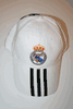 REAL MADRID FOOTBALL SOCCER CLUB WHITE HAT CAP .. NEW