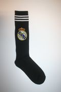 REAL MADRID KIDS BLACK SOCCER FOOTBALL SOCKS .. HIGH  QUALITY UNISEX BOYS & GIRLS 7 - 11 NEW