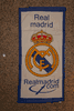 REAL MADRID LOGO FOOTBALL SOCCER BEACH TOWEL .. RONALDO NEW