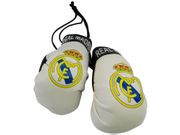 REAL MADRID *REAL MADRID* LOGO MINI BOXING GLOVES ..HIGH QUALITY .. NEW