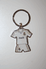 REAL MADRID SOCCER FOOTBALL CLUB METAL JERSEY KEYCHAIN .. NEW