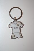 REAL MADRID SOCCER FOOTBALL CLUB METAL JERSEY KEYCHAIN .. NEW