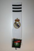 REAL MADRID WHITE SOCCER FOOTBALL SOCKS .. HIGH QUALITY UNISEX MEN 7-10 .. NEW