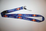 RED BULL RACING FORMULA ONE F1 TEAM HIGH QUALITY  EXTRA WIDE BLUE LANYARD KEYCHAIN PASSHOLDER NECKSTRAP ... NEW