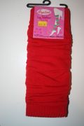 RED THICK WINTER LEG WARMERS LEGGINGS .. 90-175 LBS .. NEW