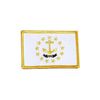 RHODE ISLAND USA STATE FLAG IRON ON PATCH CREST BADGE 2 1/8 X 3 1/4 INCHES ... NEW