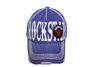 ROCKSTAR ROYALBLUE Stone - Washed WORN Look Original Vintage HAT CAP ..Size : ONE SIZE