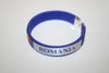 ROMANIA BLUE COUNTRY FLAG FLEXIBLE C BRACELET WRISTBAND.. NEW