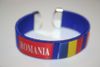 ROMANIA BLUE SUPER THICK COUNTRY FLAG FLEXIBLE BRACELET WRISTBAND ... NEW