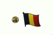 ROMANIA COUNTRY FLAG SMALL METAL LAPEL PIN BADGE ...NEW