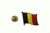 ROMANIA COUNTRY FLAG SMALL METAL LAPEL PIN BADGE ...NEW