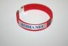 ROMANIA RED COUNTRY FLAG FLEXIBLE C BRACELET WRISTBAND ... NEW