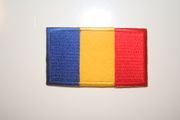 ROMANIA SMALL COUNTRY FLAG PATCH CREST BADGE ... EURO CUP SOCCER FOOTBALL ... NEW