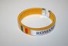 ROMANIA YELLOW COUNTRY FLAG FLEXIBLE  C BRACELET WRISTBAND ... NEW