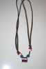 RUSSIA COUNTRY FLAG METAL NECKLACE ... SOCCER HOCKEY .. NEW