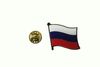 RUSSIA COUNTRY FLAG SMALL METAL LAPEL PIN BADGE .. NEW