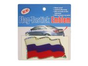 RUSSIA COUNTRY FLAG WAVY BUMPER DECAL STICKER EMBLEM ...