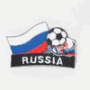RUSSIA SOCCER BALL FOOTBALL IRON ON EMBROIDERED PATCH CREST BADGE .. NEW