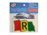 RWANDA COUNTRY FLAG WAVY BUMPER DECAL STICKER EMBLEM ...