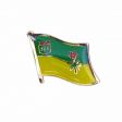 SASKATCHEWAN CANADIAN PROVINCIAL FLAG SMALL METAL LAPEL PIN BADGE .. NEW