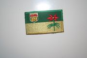 SASKATCHEWAN PROVINCIAL FLAG SMALL IRON ON PATCH CREST BADGE .. CANADIAN .. NEW