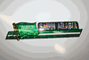 SAUDI ARABIA COUNTRY FLAG LONG METALIC CAR AUTOMOBILE BUMPER STICKER DECAL EMBLEM ..NEW