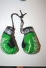 SAUDI ARABIA COUNTRY FLAG PAIR OF MINIATURE BOXING GLOVES FOR YOUR CAR MIRROR .. NEW