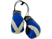 SCOTLAND COUNTRY FLAG MINI BOXING GLOVES ..HIGH QUALITY .. NEW