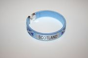 SCOTLAND LIGHT BLUE COUNTRY FLAG FLEXIBLE C BRACELET WRISTBAND .. NEW