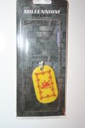 SCOTLAND LION RAMPANT COUNTRY FLAG METAL DOG TAG NECKLACE .. NEW