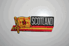 SCOTLAND LION RAMPANT COUNTRY FLAG WORD IRON ON PATCH CREST BADGE .. NEW