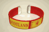 SCOTLAND LION RAMPANT RED COUNTRY FLAG FLEXIBLE BRACELET WRISTBAND ... SCOTTISH .. NEW