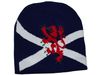 SCOTLAND NAVY ST. ANDREW FLAG WITH LION TOQUE HAT CAP .. FIFA SOCCER WORLD CUP .. NEW