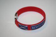SCOTLAND RED ST ANDREWS CROSS COUNTRY FLAG FLEXIBLE BRACELET WRISTBAND .. NEW