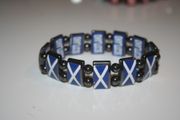 SCOTLAND SOCCER FLAG FLEXIBLE METAL REVERSIBLE BRACELET ... FIFA WORLD CUP SOCCER FOOTBALL ... NEW