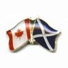 SCOTLAND ST ANDREWS CROSS / CANADA COUTNRY FLAG SMALL METAL FRIENDSHIP LAPEL PIN BADGE .. NEW