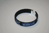 SCOTLAND ST ANDREWS CROSS COUNTRY FLAG BLACK FLEXIBLE BRACELET WRISTBAND ...NEW