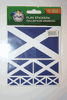 SCOTLAND ST ANDREWS CROSS COUNTRY FLAG SET OF 7 DIFFERENT SIZE STICKERS DECALS EMBLEMS ... NEW