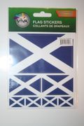 SCOTLAND ST ANDREWS CROSS COUNTRY FLAG SET OF 7 DIFFERENT SIZE STICKERS DECALS EMBLEMS ... NEW
