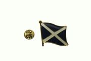SCOTLAND ST ANDREWS CROSS COUNTRY FLAG SMALL METAL LAPEL PIN BADGE .. NEW