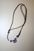 SCOTLAND ST ANDREWS CROSS METAL COUNTRY FLAG NECKLACE CHOKER .. NEW