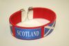 SCOTLAND ST. ANDREWS CROSS RED SUPER THICK COUNTRY FLAG FLEXIBLE BRACELET WRISTBAND .. NEW