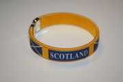 SCOTLAND YELLOW ST ANDREWS CROSS COUNTRY FLAG FLEXIBLE BRACELET WRISTBAND .. NEW