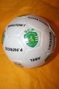 SCP SPORTING PORTUGAL PLAYERS NAME  SHINY SOCCER BALL FOOTBALL .. SIZE 5 ...NEW