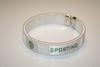 SCP SPORTING PORTUGAL WHITE FOOTBALL SOCCER FLEXIBLE METAL NYLON BRACELETS ... NEW